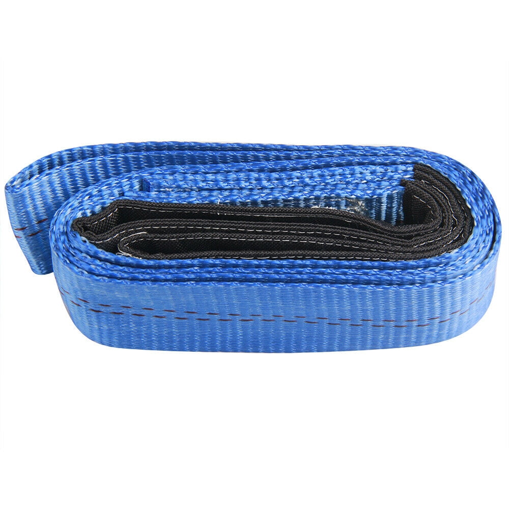 2 Pcs 6'x2" Nylon Sling Flat Tow Lifting Strap  Lift Tie Down