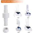 thumbnail image 3 of D20 Set of 3 Rotating Connectors for Garden Hose with 6 D15 Fittings Compatible with Zodiac Polaris 180 280 380 Robot Pool Cleaner, 3 of 5