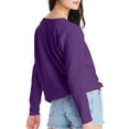 thumbnail image 2 of Hanes Womens ComfortSoft EcoSmart Crewneck Sweatshirt, S, 2 of 4