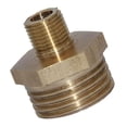 thumbnail image 4 of Adaptador de acoplamiento de conector de buje hexagonal de doble cabeza de latón de 3 x 1/2-1/8" 6 piezas, 4 of 6