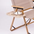 thumbnail image 2 of Camping Chair Side Table Clip On Side Table Cup Lounger Tray For Hiking Chairs Portable Outdoor Camping Supplies Khaki Fangkenuo, 2 of 7