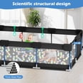 thumbnail image 5 of babyeap Baby Playpen,71*50 Inch Extra Large Baby Playards for Babies and Toddlers,Fence Baby Play Yards for Indoor & Outdoor with Breathable Mesh,Black, 5 of 7