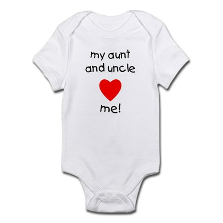 My Aunt & Uncle Love Me Infant Bodysuit - Baby Light