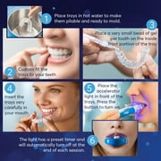 MagicBrite Complete Teeth Whitening Kit 2 Carbamide Peroxide Whitening Gel Pens with 1 LED Light At Home Whitening