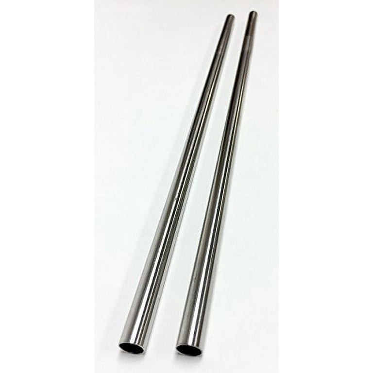 10-Piece Set of Metal Straws, Amtopmlife 10.5-Inch&8.5-Inch Stainless Steel  Stra