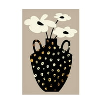 Canvas Wall Art - Incado 'Vase Floral II' Wall Art for Living Room, Bedroom, or Office Décor by Trademark Fine Art - 12 x 19 Inches