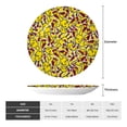 thumbnail image 2 of Zufioo Chicken Cartoon Print Bone China Decorative Plate, Ceramic Dinner Plate with Stand Ceramic Decoration Homewares-8in, 2 of 6