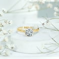thumbnail image 6 of Rosec Jewels - Lab Grown Diamond Engagement Ring 1 Carat - 7 mm - Solitaire Ring (EF-VS Grade), 18K Yellow Gold, US 3.50, 6 of 9