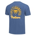 thumbnail image 3 of Men's Royal Pitt Panthers Comfort Colors Mascot Overlay T-Shirt, 3 of 3