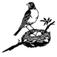 thumbnail image 1 of Estatua De Jardín De Nido De Pájaro, Decoración Artística De Patio De Pájaros De Metal, Estaca De Silueta De Animal Para Decoración De Jardín Y Patio Trasero Eigraketly HA034971-00, 1 of 6