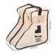 thumbnail image 5 of Monstrate Bolsa para botas Cremallera Almacenamiento Protector Suministros Bolsa Organizador Accesorios Almacenamiento y organización del hogar Beige S, 5 of 6