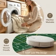 thumbnail image 5 of ODIKA 3'x5' Washable Throw Rug Stain Resistant, Low Profile, Non-Slip Field Sport Theme Playbook Design With Arrows And Yard Lines Football Flowing for Entryway, Kitchen, Mudroom, 5 of 7