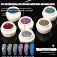 thumbnail image 4 of Glitter Spider Nail Gel Diamond Line Wire Pulling Silk Nail Polish Web Lacquer Soak, 4 of 5