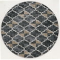 thumbnail image 2 of Radici USA 3797 Iseo Contemporary Gray Geometric Area Rug (5'3" Round), 2 of 2