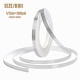 thumbnail image 3 of Craft Stripe Tape,Self-Adhesive Pinstripe Tape,Gift Wrapping, Decorating Walls, 2Rolls,1/5Inx55Yd Each (Silver), 3 of 6