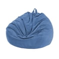 thumbnail image 1 of Gureui Bean Bag Sofa Chairs Cover, Lazy Water Drop Shape Corduroy Home Sofa Cover Furniture Unfilled Lounge Accessory for Adults Kids Toys Stuffed Storage, 1 of 8