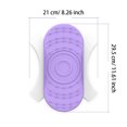 thumbnail image 4 of Toystoory Paquete de 2 giros cintura disco tablero equilibrio gimnasio Oficina Fitness entrenamiento disco giratorio entrenamiento Accesorios para máquinas de ejercicios Violeta, 4 of 6