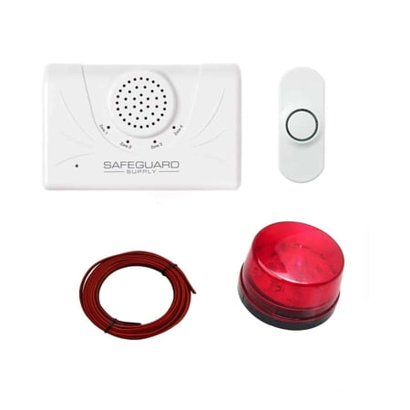 ERA-PBDCR-STROBE Wireless Door Buzzer for Business (Red)