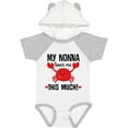 thumbnail image 3 of Inktastic Nonna Loves Me Grandson Boys or Girls Baby Bodysuit, 3 of 5