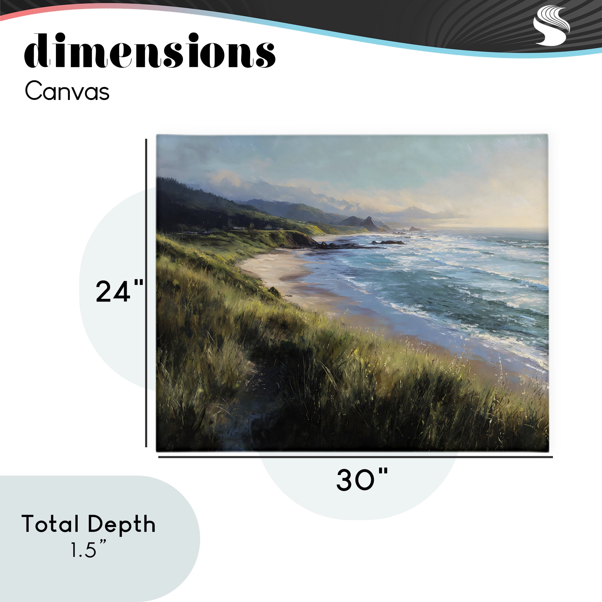 Stupell Industries Nature's Coast in Morning Light Canvas Wall Art, design by Franklyn Gregory