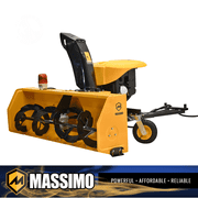 Massimo 60" Snow Blower 2-Stage  13HP 420cc Gas Powered UTV/ATV Attachment for Heavy Duty Snow Removal