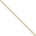 thumbnail image 2 of 10k Yellow Gold 3.6mm Semi-Solid Curb Link Chain - 9" Bracelet, 2 of 8