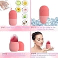 thumbnail image 6 of 2pcs Facial Ice Roller & Gua Sha Set, Silicone Ice Mold for Face, Multifunctional Scalp Face Massage Tool, Reusable Silicone Resin Facial Ice Cube Tool, 6 of 8