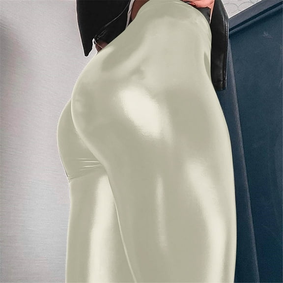 Hauaitttt Womens Leather Leggings Stretch High Waisted Pleather Pu Pants Warm Pants Leather Pants for Women with Zipper Rank Style Leather Pants Waist Legging Snakeskin Pants Women High Waist Leather