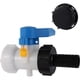thumbnail image 1 of Adaptador IBC, válvula de 60 mm a 60 mm para tanque de 1000 l, con adaptador de tanque IBC de 60 mm a 1,25 (32 mm), conexión de tanque de 1000 litros, para tanque de agua de lluvia, contenedor esquí esquí Gafas de esquí, 1 of 5