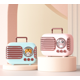 thumbnail image 4 of Creativo retro equipaje inalámbrico bluetooth altavoz mini teléfono móvil portátil al aire libre subwoofer pequeño audio rosa Rojo Verde, 4 of 4