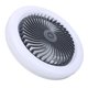 thumbnail image 5 of Ventilador De Techo LED, Giratorio 30 W, 3 Velocidades De Viento, Función De Sincronización De Luz, Luz De 3 Colores, Espectro Completo, Regulable Con Remoto Para Oficina, 5 of 7