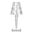 thumbnail image 2 of Lámpara de mesa de diamante acrílico 3 colores de iluminación con brillo USB ajustable Luz de noche de noche de cristal, 2 of 8