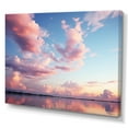 thumbnail image 2 of Designart "Serenity in the Celestial Pink Sky" Landscapes Canvas Print, 2 of 5