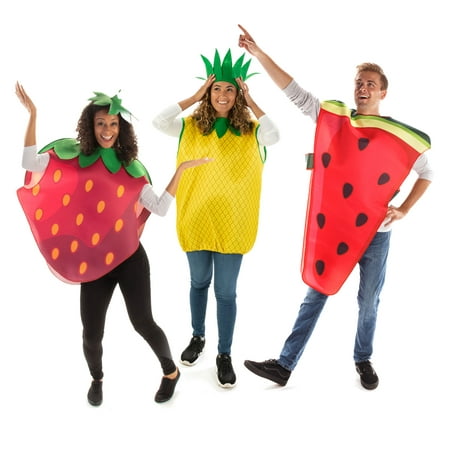 Strawberry, Watermelon, & Pineapple - Cute Fruit Salad Halloween Group