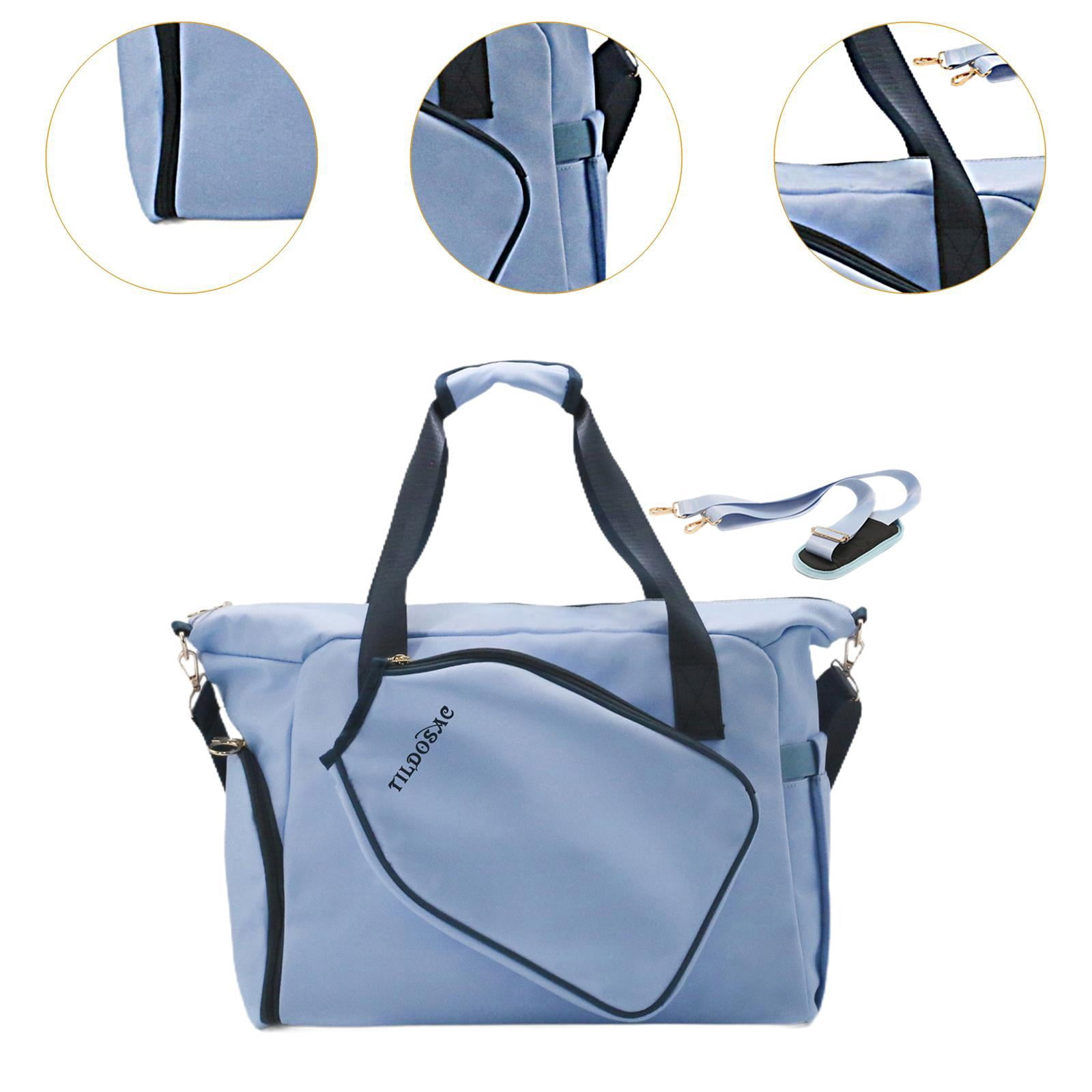 Baoblaze Pickleball Bag Carry Bag Tennis Racket Bag Crossbody Bag Pickleball Tote Bag
