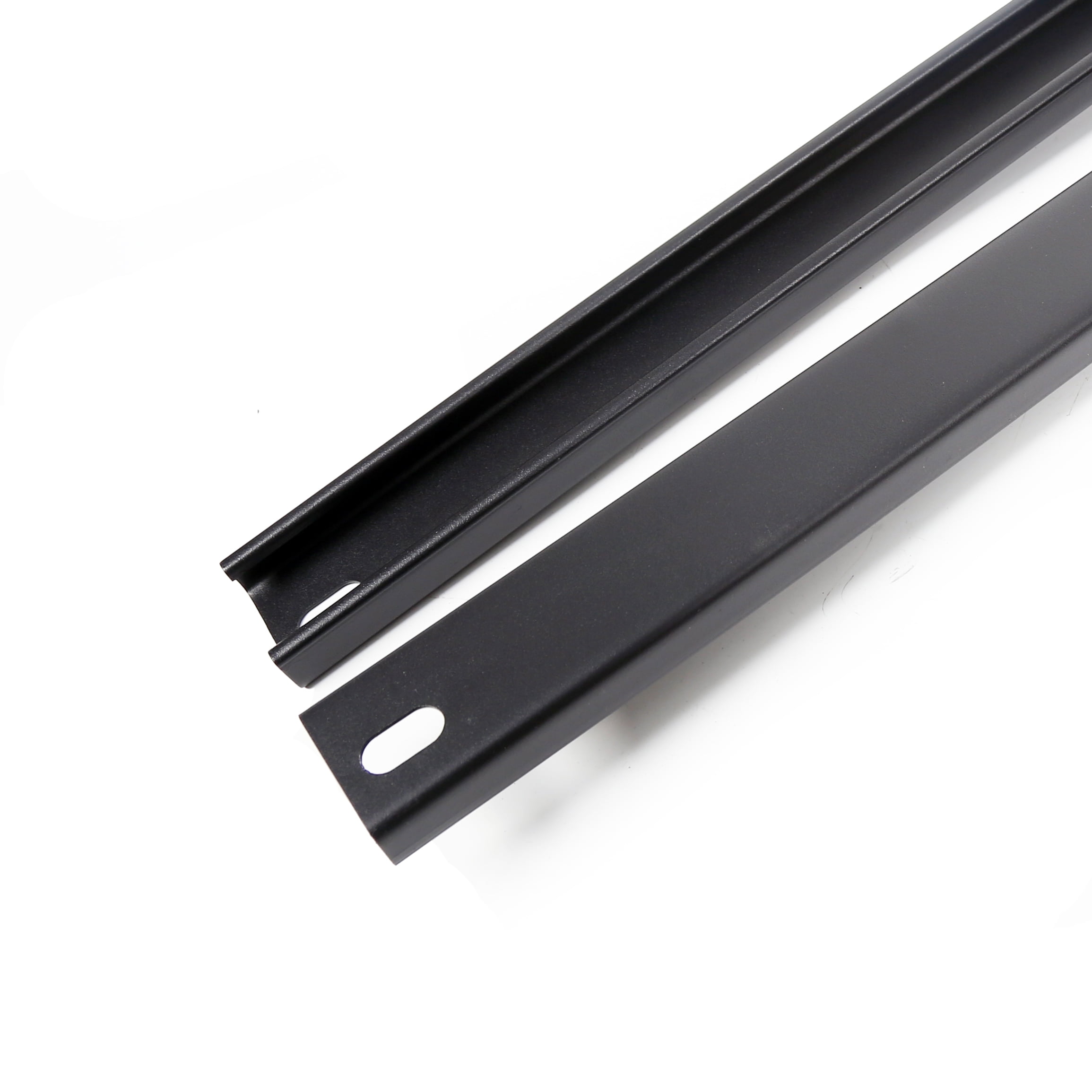 Kojem Roof Rack Side Rail for Chevrolet Traverse, 165 lbs Capacity, Black Aluminum