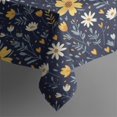 thumbnail image 5 of Pioneer Flower Floral Print Pattern Square Tablecloth, Waterproof Wipeable Spillproof Washable Table Cover for Home Kitchen Party Decor, 42"x42", 5 of 6