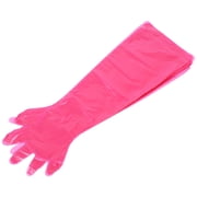 Veterinary Gloves, Sleeve Glove, Soft 50Pcs For Veterinary Veterinary Examination Tools Livestock Pets Tool Red Long Arm Gloves