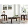 thumbnail image 4 of Furniture of America Frima Modern Faux Marble Coffee and End Table Set, 3 Piece, White, 4 of 4