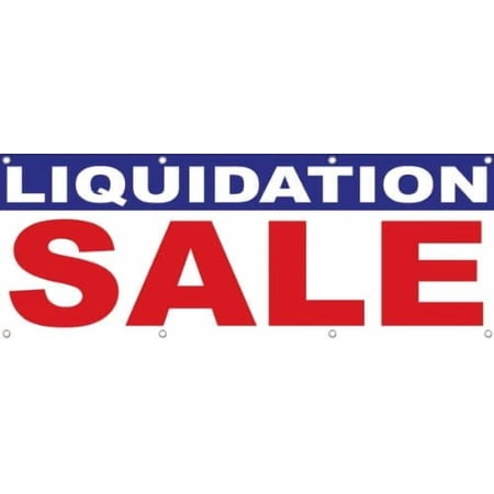 Liquidation Sale 96" x 36" Signs Banners Retail Store Banner Sign$$Other
