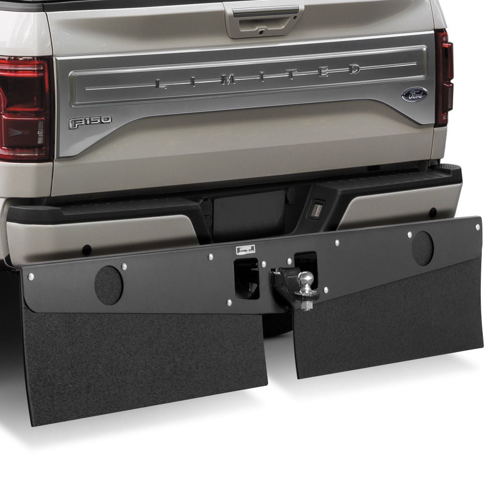 LUVERNE 255300 20Inch Long Textured Rubber Tow Guard HitchMounted Mud Flaps for 2, 21/2 or 3