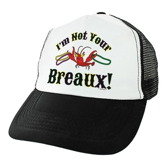 ThisWear Mardi Gras Gifts Mardi Gras Not Your Breaux Mardi Gras Crayfish Gifts Funny Mardi Gras Trucker Hat