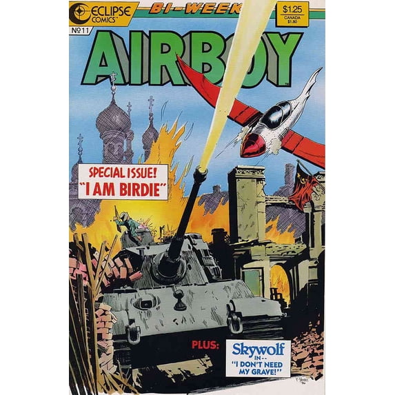 Airboy #11 VF ; Eclipse Comic Book