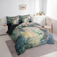 thumbnail image 4 of Homewish Rustic Duck 7-Piece Bedding Comforter Set,Oil Painting Artistic King Bedding Sets,Pink Flower Floral Bed Sheets For Girl,Breathable Home Decor Reversible, 4 of 9
