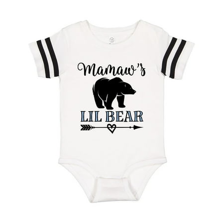 

Inktastic Mamaw Grandma Lil Bear Grandson Gift Gift Baby Boy Bodysuit