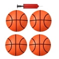 thumbnail image 1 of 1 Set Inflatable Basketball Toys Portable Small Basketballs Children Plastic Basketball Toys, 1 of 9