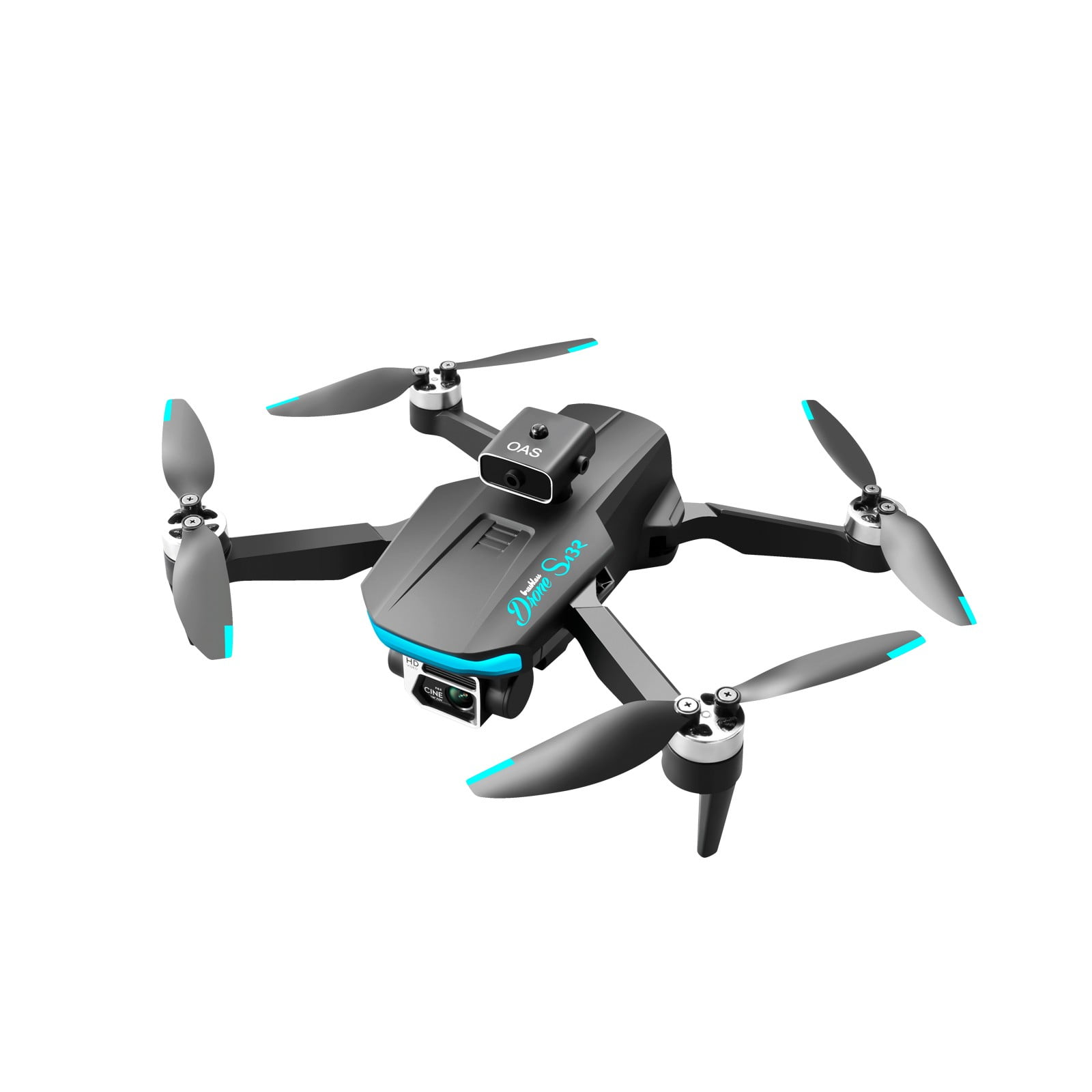 Drone with 4K Camera for Adults, GPS Quadcopter with Brushless Motor, Foldable Design and 20-Minute Flight Time, Includes Carrying Case