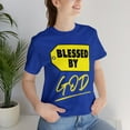 thumbnail image 6 of DJH Apparel | Blessed By God Christian Inspirational Unisex T-Shirt, 6 of 7
