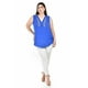 thumbnail image 4 of Blusa con bordado etnico Roman Fashion /Tallas Extras, 248 (Azul rey) azul 40, 4 of 5