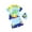 Z07 Blue, variant on Gelikeya Toddler Boy Bathing Suit Size 3-4 Swimsuits Short Sleeve Kids Bathing Suits Boys Rash Guard Sets with Hat 3 Piece (Toddlers, Z11 Multicolour, 3-4 Years)